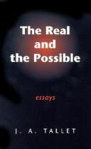Cover of: The real and the possible: essays
