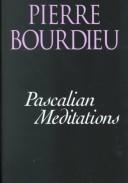 Cover of: Pascalian meditations