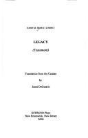 Cover of: Legacy (Testament)