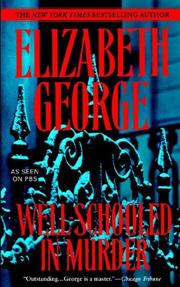 Cover of: Well-Schooled in Murder (Inspector Lynley)
