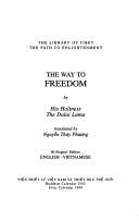 Cover of: The way to freedom by His Holiness Tenzin Gyatso the XIV Dalai Lama