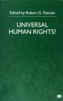 Cover of: Universal human rights?