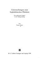 Cover of: Untersuchungen zum Sophokleischen Philoktet by Tamara Visser