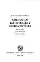 Coloquios espirituales y sacramentales by Fernán González de Eslava