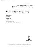 Cover of: Nonlinear optical engineering | 