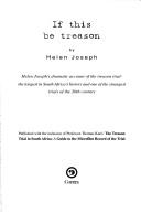 Cover of: If this be treason by Helen Joseph
