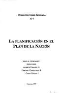 Cover of: La planificación en el plan de la nación