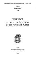 Cover of: Tolstoï vu par les écrivains et les penseurs russes