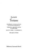 Cover of: Troiane by Euripides