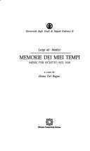 Memorie dei miei tempi by De' Medici, Luigi principe di Ottaviano