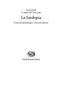 Cover of: La Sardegna by a cura di Luigi Berlinguer e Antonello Mattone.