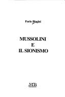 Cover of: Mussolini e il sionismo