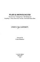 Cover of: Plays & monologues