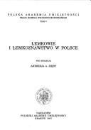 Cover of: Łemkowie i łemkoznawstwo w Polsce