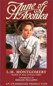 Cover of: Anne of Avonlea (Anne of Green Gables Novels) by 