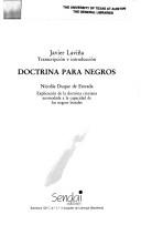Cover of: Doctrina para negros