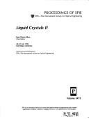 Cover of: Liquid crystals II | 
