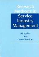 Cover of: Research methods in service industry management