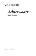 Cover of: Achterwaarts: memoires