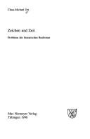Cover of: Zeichen und Zeit: Probleme des literarischen Realismus