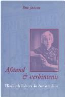 Cover of: Afstand en verbintenis by Ena Jansen