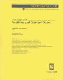 Nonlinear and coherent optics by Laser Optics '98 (1998 Saint Petersburg, Russia)