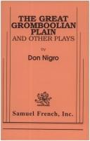 Cover of: The great Gromboolian Plain and other plays