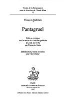 Cover of: Pantagruel by François Rabelais