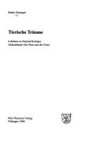 Cover of: Tierische Träume by Kathy Zarnegin