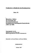 Cover of: Mikrofiche-Edition der Protokolle des Zentralsekretariats der Sozialistischen Einheitspartei Deutschlands (1946 bis 1949)