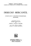 Cover of: Derecho mercantil by Roberto L. Mantilla Molina, Roberto L. Mantilla Molina