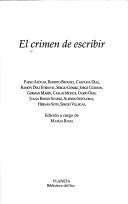 Cover of: El crimen de escribir