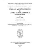 Cover of: Fouilles archéologiques de ʻAïn ez-Zâra/Callirrhoé, villégiature hérodienne by Christa Clamer