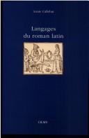 Cover of: Langages du roman latin