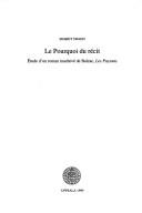Cover of: Le pourquoi du récit: étude d'un roman inachevé de Balzac, Les paysans