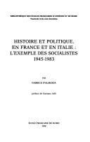 Cover of: Histoire et politique en France et en Italie by Fabrice d' Almeida