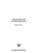 Cover of: Antología de un historiador