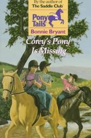 Cover of: COREY'S PONY IS MISSING