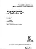 Cover of: Infrared technology and applications XXIV: 19-24 July 1998, San Diego, California