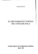 Cover of: El arte narrativo y poético del canciller Ayala by Germán Orduna