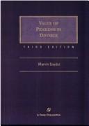 Cover of: Value of pensions in divorce by Marvin Snyder