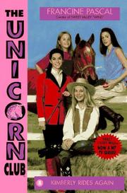 Cover of: KIMBERLY RIDES AGAIN (Unicorn Club)