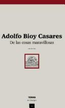 Cover of: De las cosas maravillosas