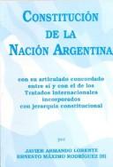 Cover of: Constitución de la nación Argentina by Argentina.