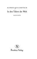 Cover of: In den Tälern der Welt: Gedichte