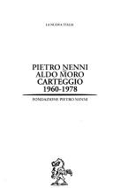 Cover of: Carteggio: 1960-1978