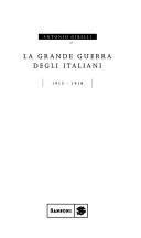 Cover of: La grande guerra degli italiani, 1915-1918