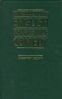 Cover of: Introduction to English Renaissance comedy