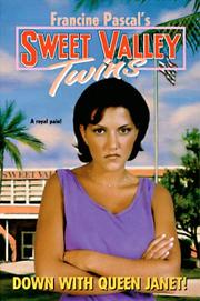 Cover of: Down with Queen Janet! (Sweet Valley Twins)