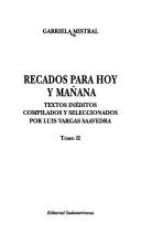 Cover of: Recados para hoy y mañana